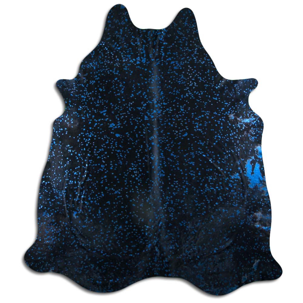 Blue Metallic On Black 3 - 4 M Grade A