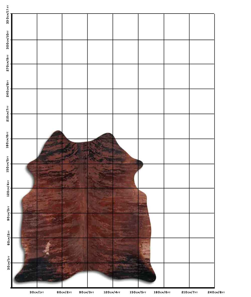 Distressed Exotico Cobra Marrom 2 - 3 M Classe A