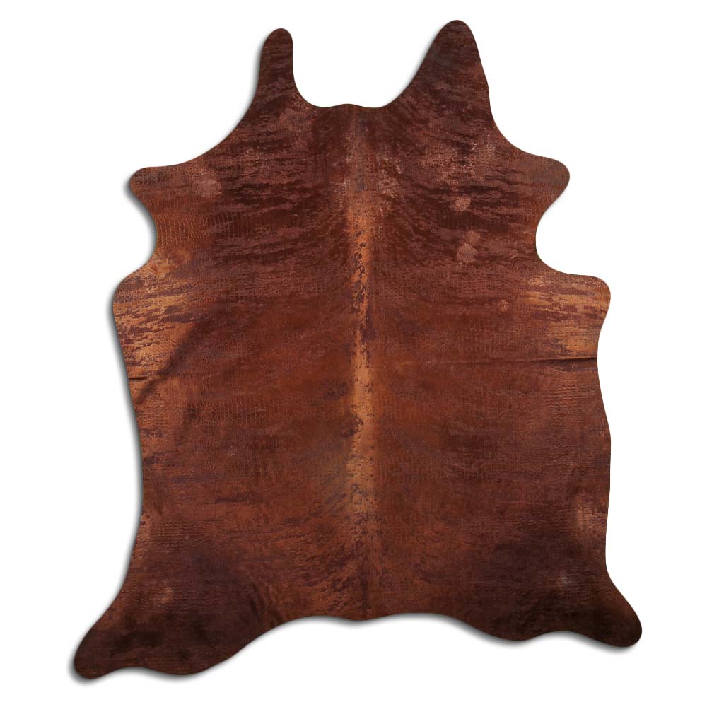 Distressed Brindle Croc Brown 2 - 3 M Grade A