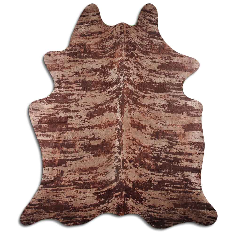 Distressed Exotico Croco Marrom 2 - 3 M Classe A