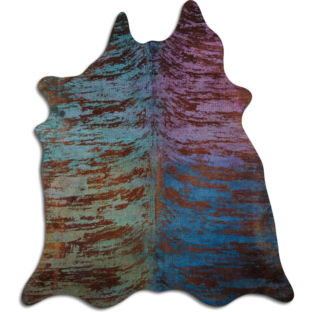 Distressed Exotico Croco Colorido 3 - 4 M Classe A