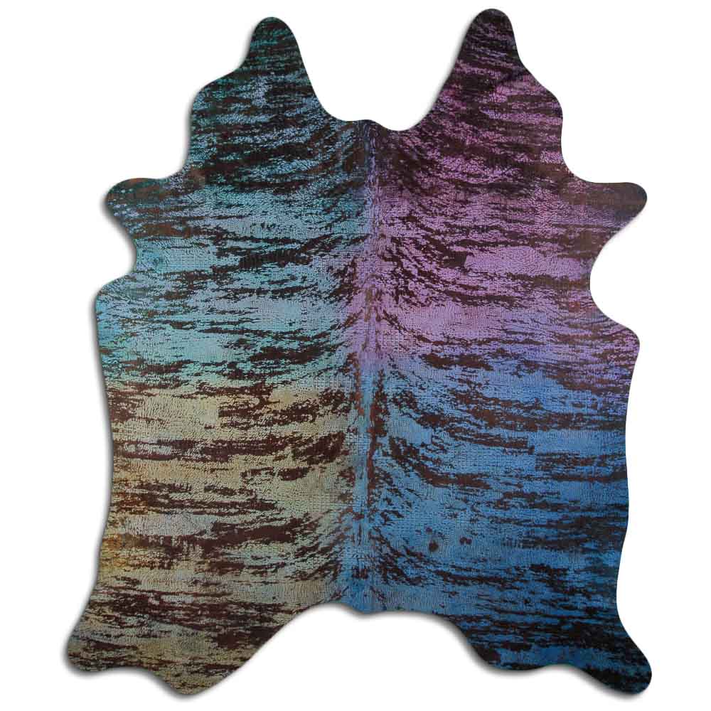 Distressed Exotico Croco Colorido 3 - 4 M Classe A