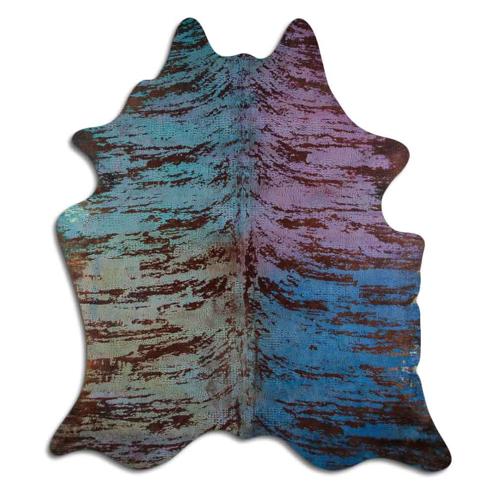 Distressed Exotico Croco Colorido 3 - 4 M Classe A