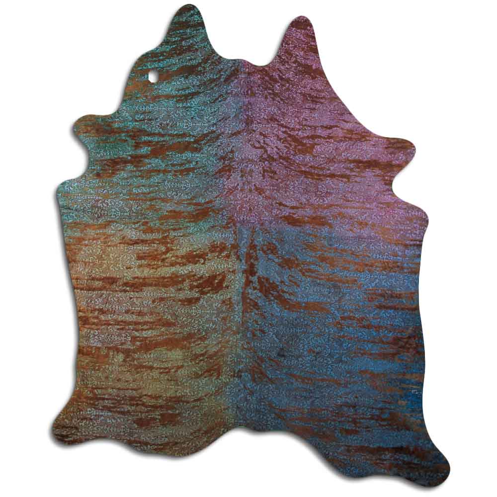 Distressed Exotico Floral Colorido 3 - 4 M Classe A