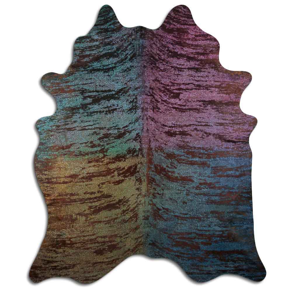 Distressed Exotico Floral Colorido 3 - 4 M Classe A