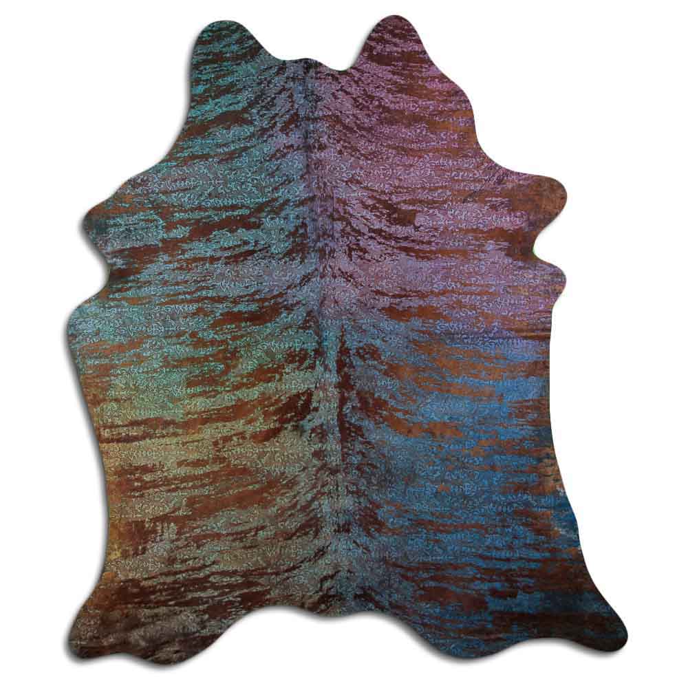 Distressed Exotico Floral Colorido 3 - 4 M Classe A