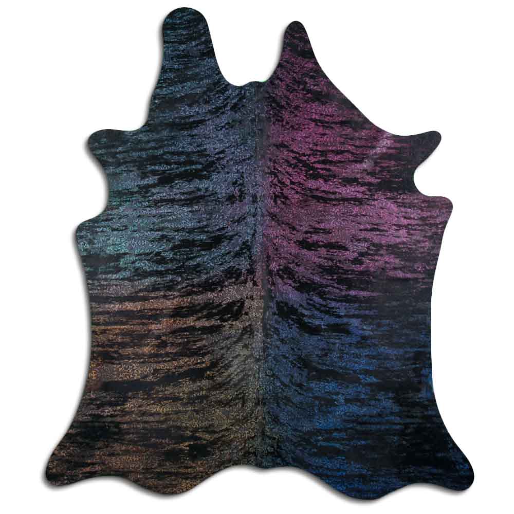 Distressed Exotico Floral Colorido 3 - 4 M Classe A
