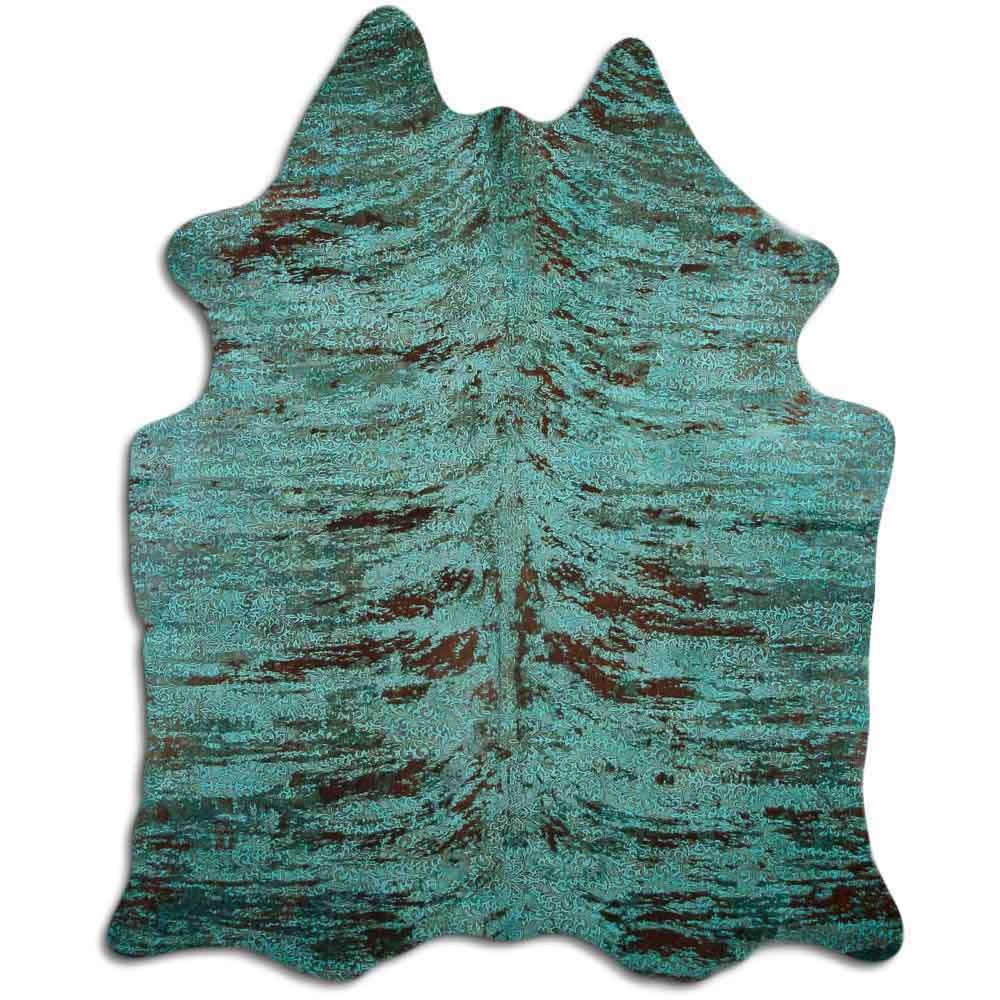 Distressed Exotico Floral Turquesa 2 - 3 M Classe A