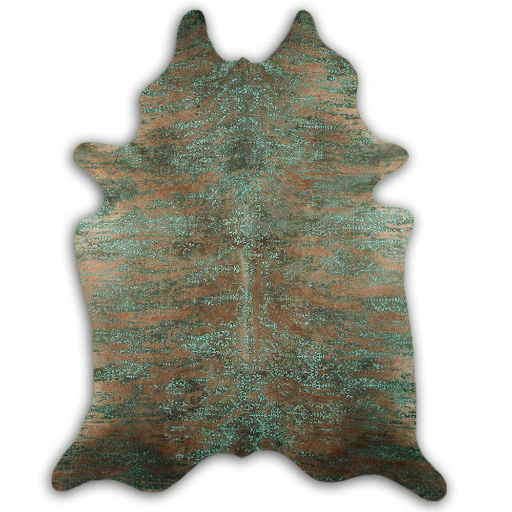 Distressed Brindle Embossed Floral Turquoise on Assorted Colors Large Size Distressed Brindle Embossed Floral Turquoise on Assorted Colors Large Size