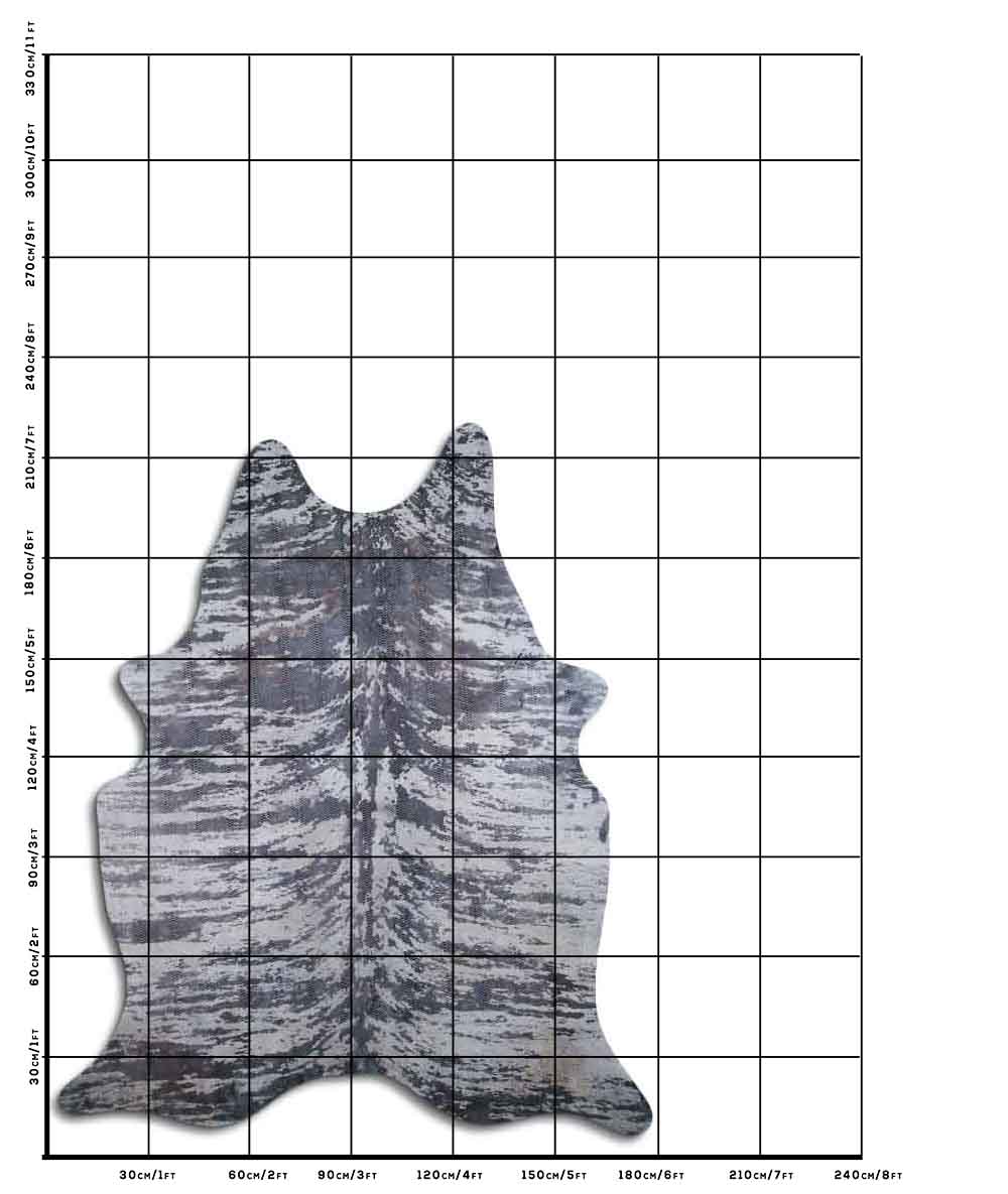 Distressed Exotico Cobra Cinza 2 - 3 M Classe A