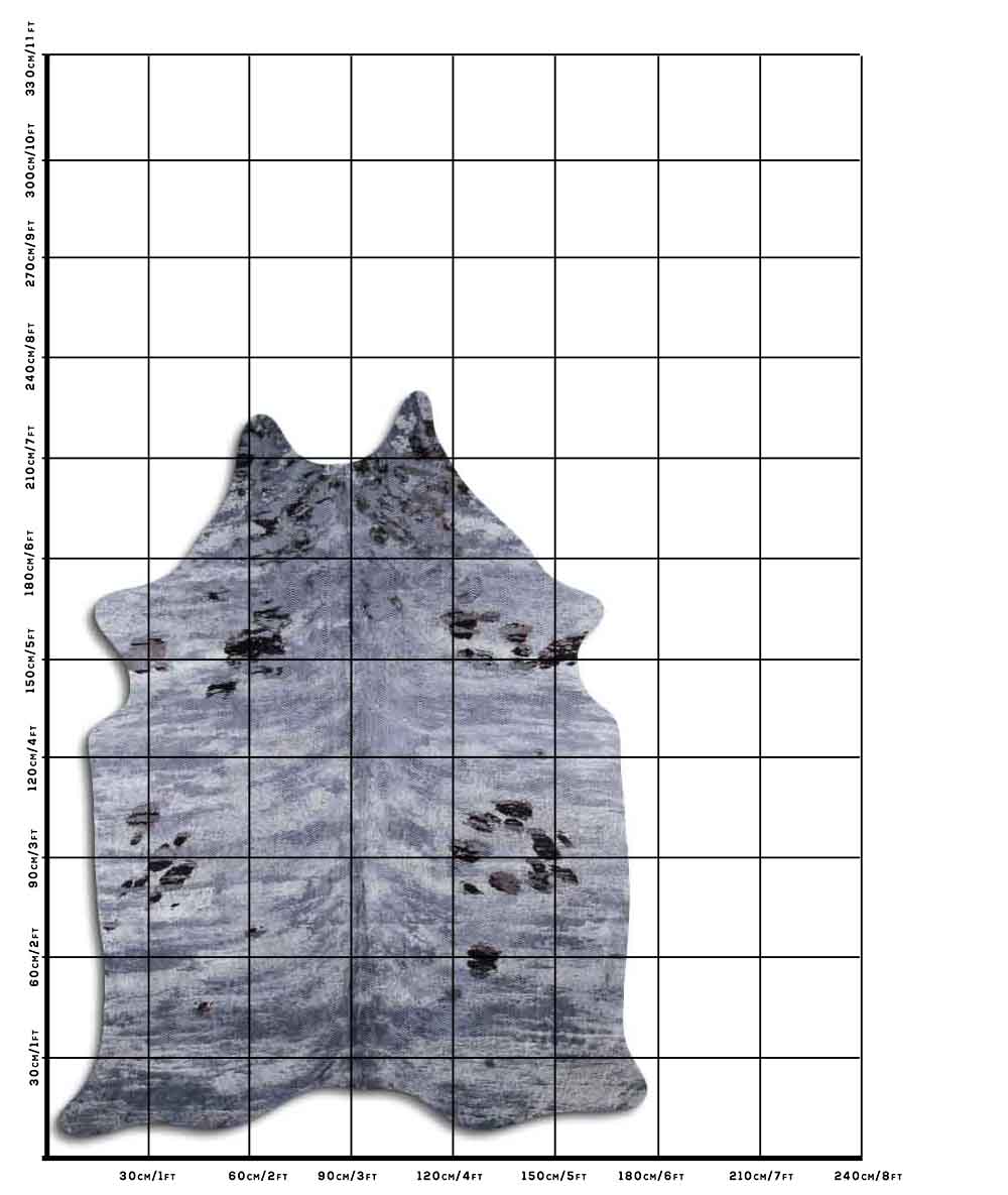 Distressed Exotico Cobra Cinza 3 - 4 M Classe A