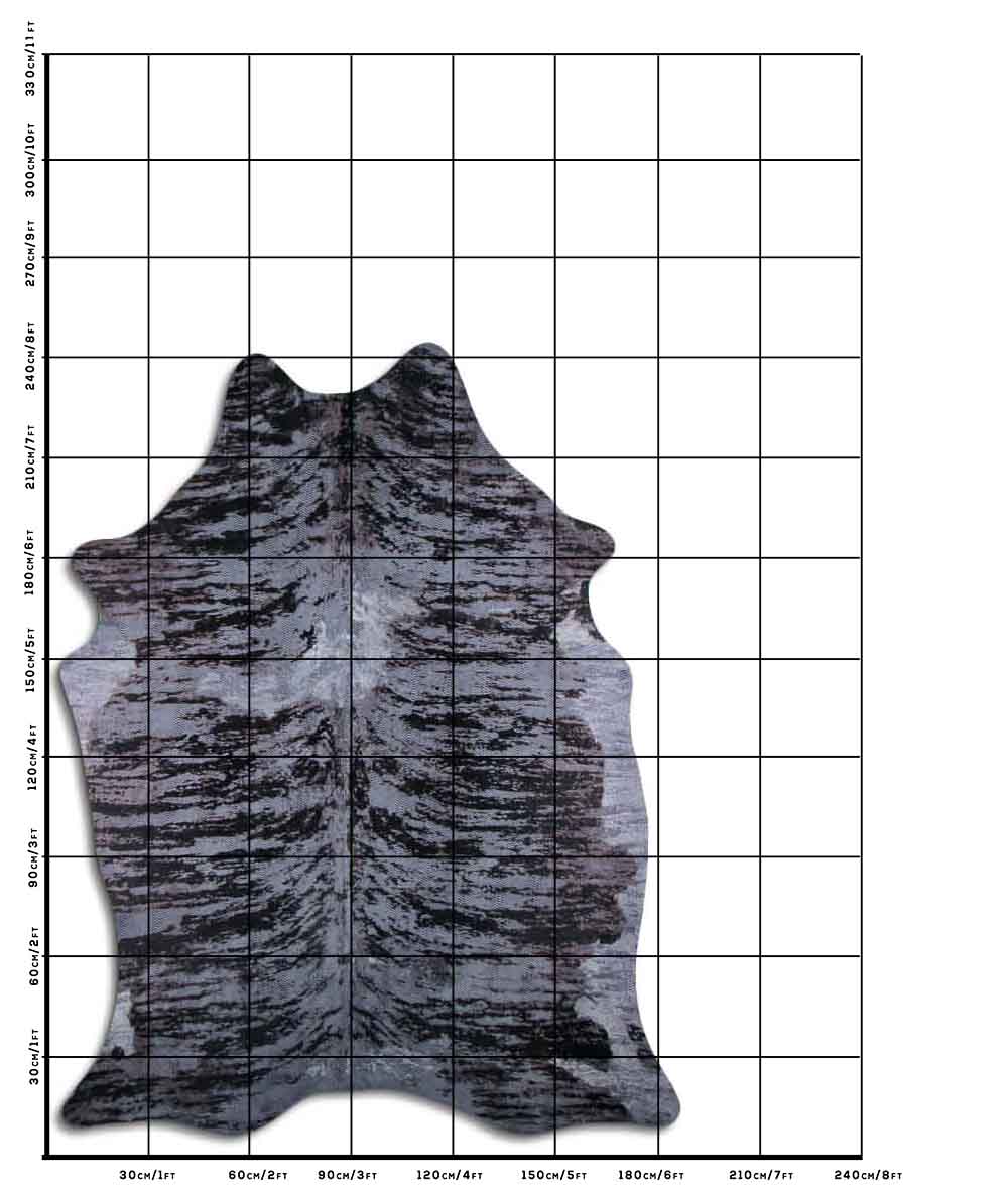 Distressed Exotico Cobra Cinza 3 - 4 M Classe A