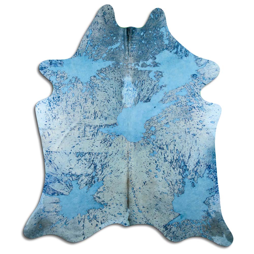 Distressed Acqua Blue 2 - 3 M Grade A