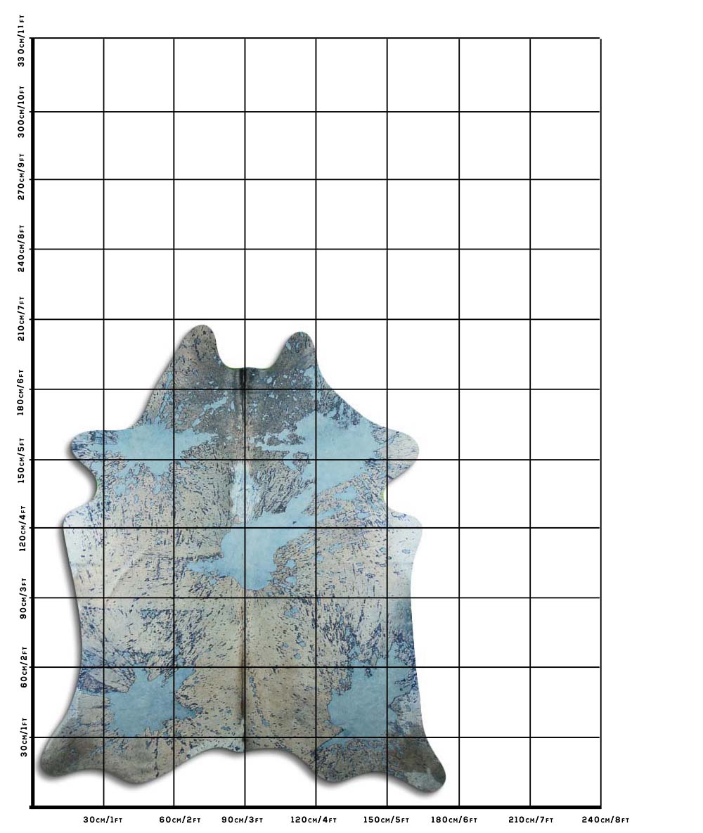 Distressed Azul Claro 2 - 3 M Classe A