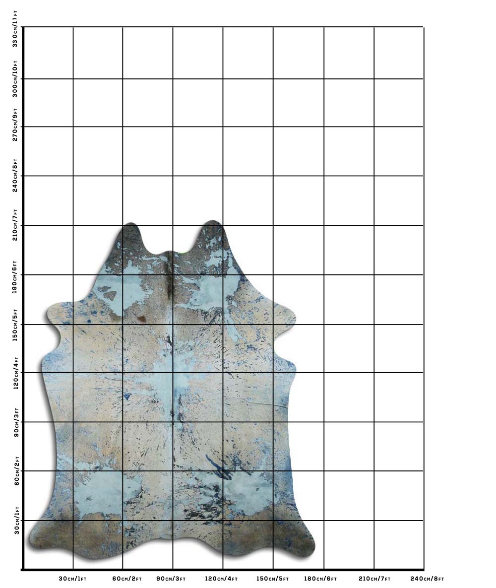 Distressed Azul Claro 2 - 3 M Classe A