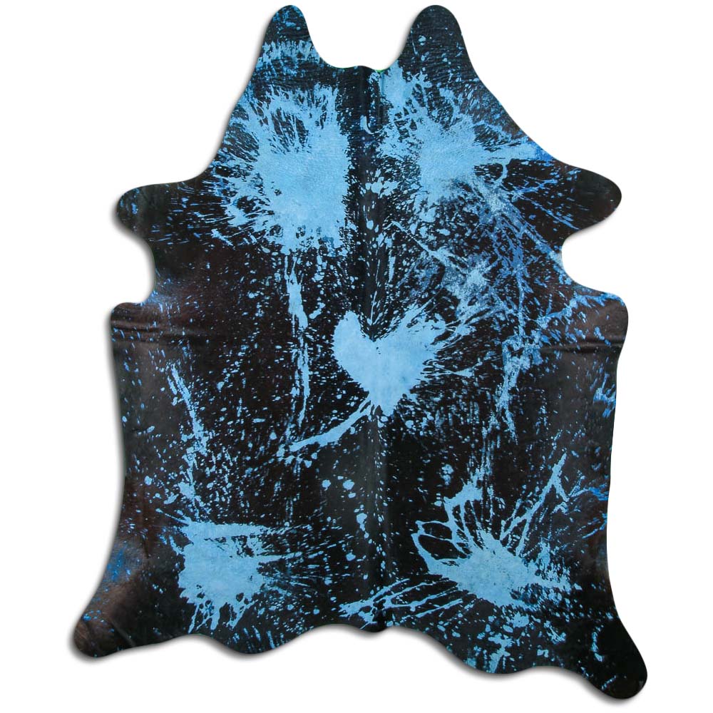 Distressed Acqua Blue on Assorted Colors Medium Size Distressed Acqua Blue on Assorted Colors Medium Size
