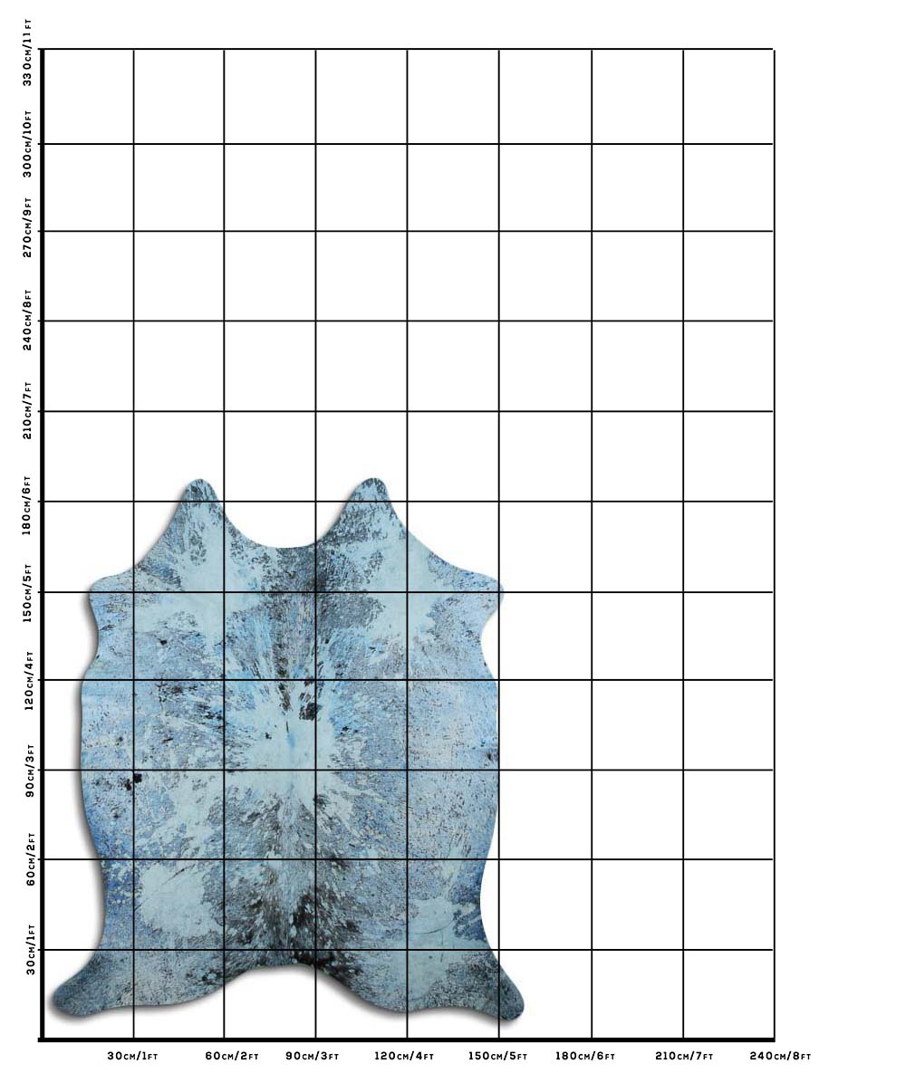 Distressed Azul Claro 2 - 3 M Classe A