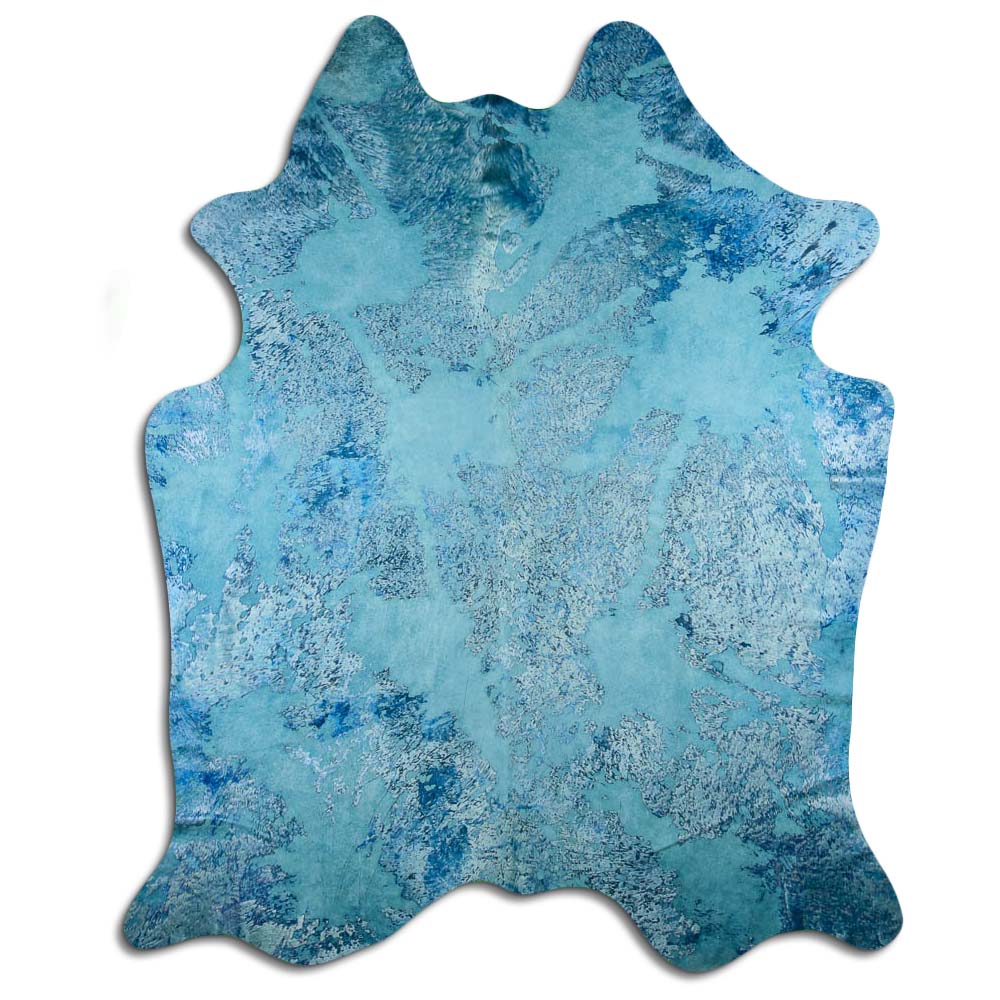 Distressed Acqua Blue 3 - 4 M Grade A