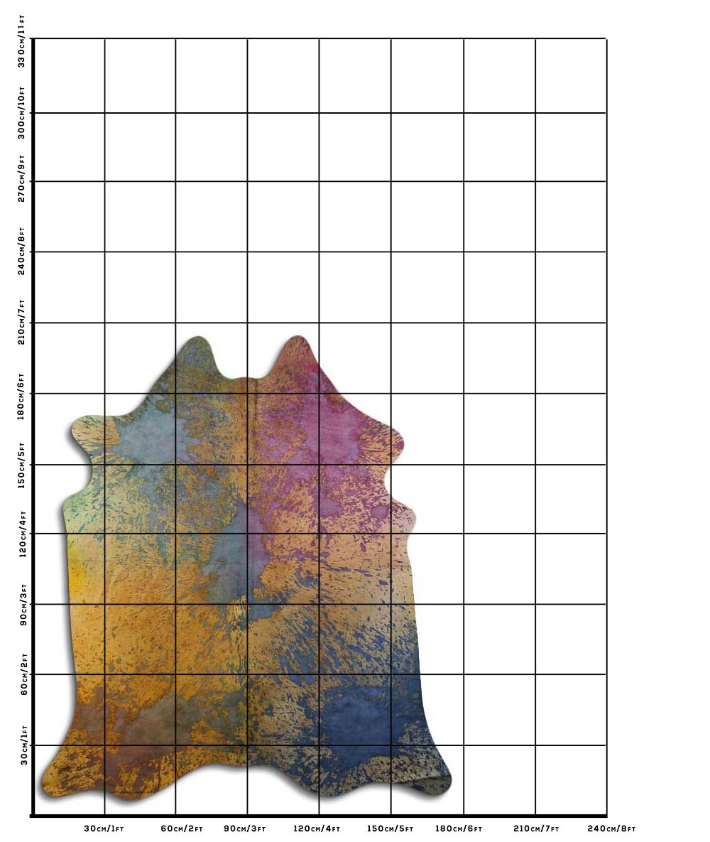 Distressed Colorido 2 - 3 M Classe A