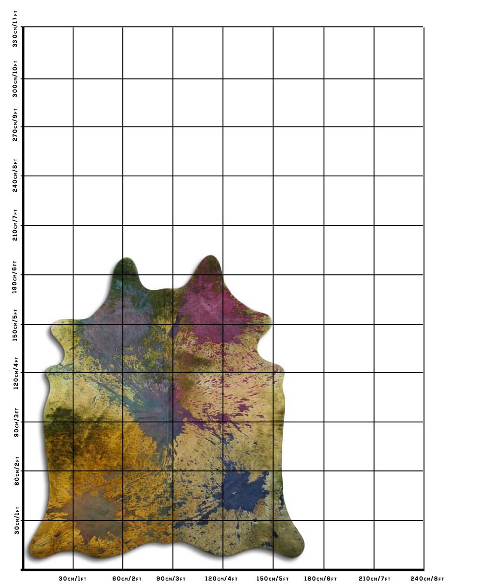 Distressed Colorido 2 - 3 M Classe A