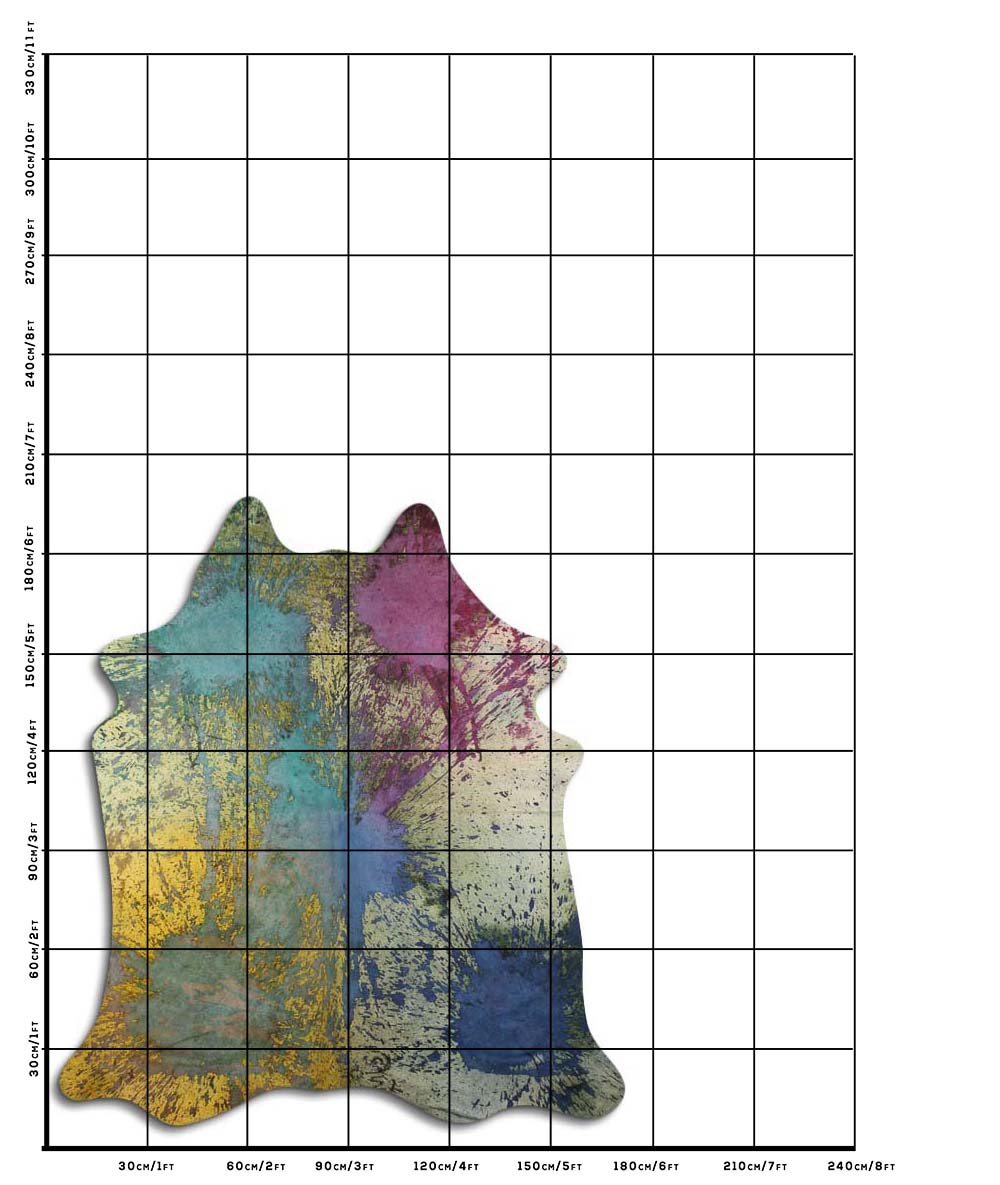 Distressed Colorido 2 - 3 M Classe A