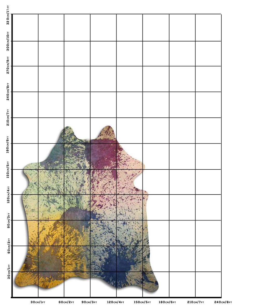 Distressed Colorido 2 - 3 M Classe A