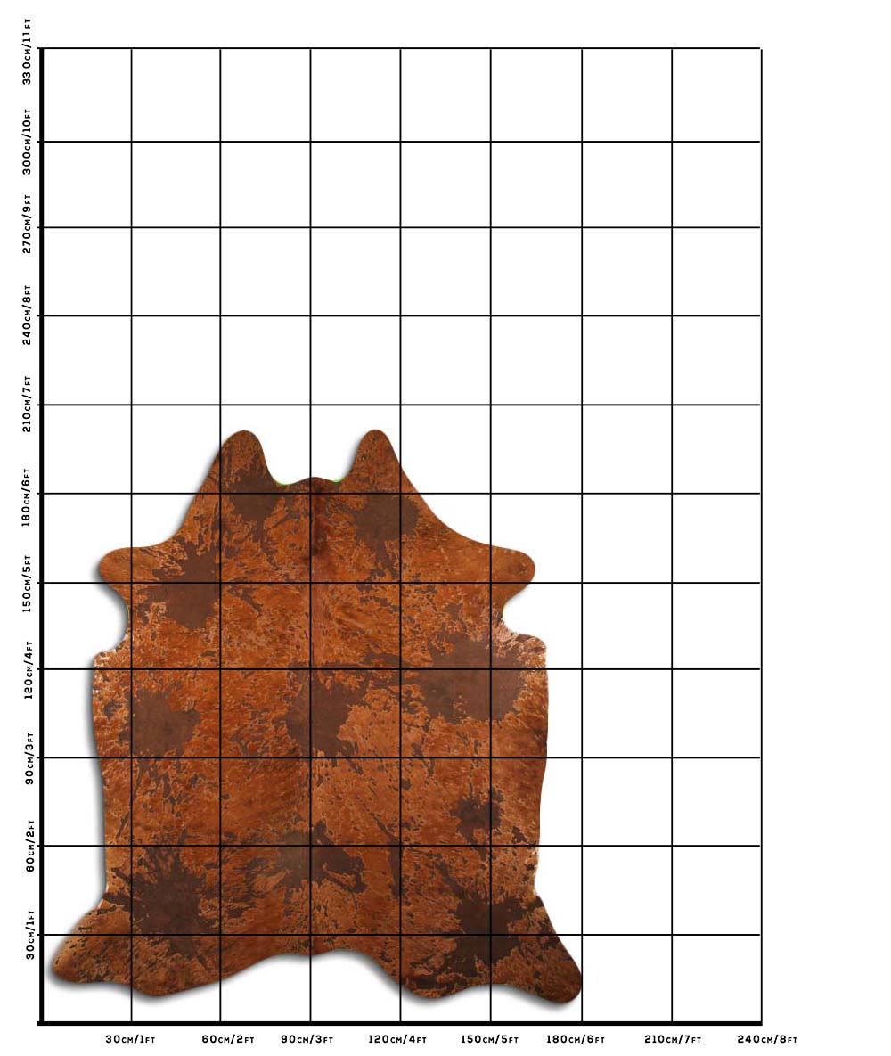 Distressed Marrom 2 - 3 M Classe A