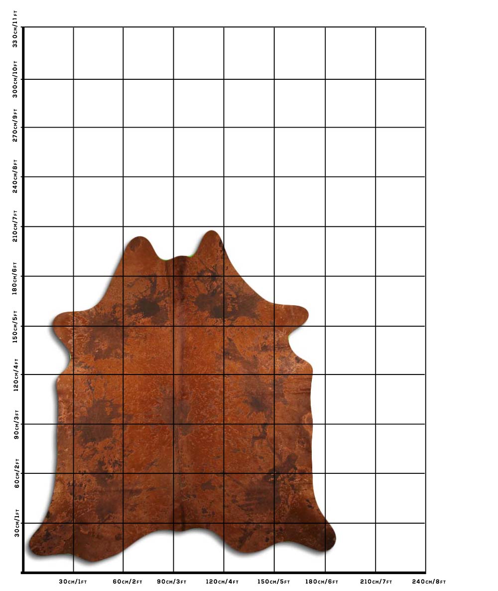 Distressed Marrom 2 - 3 M Classe A