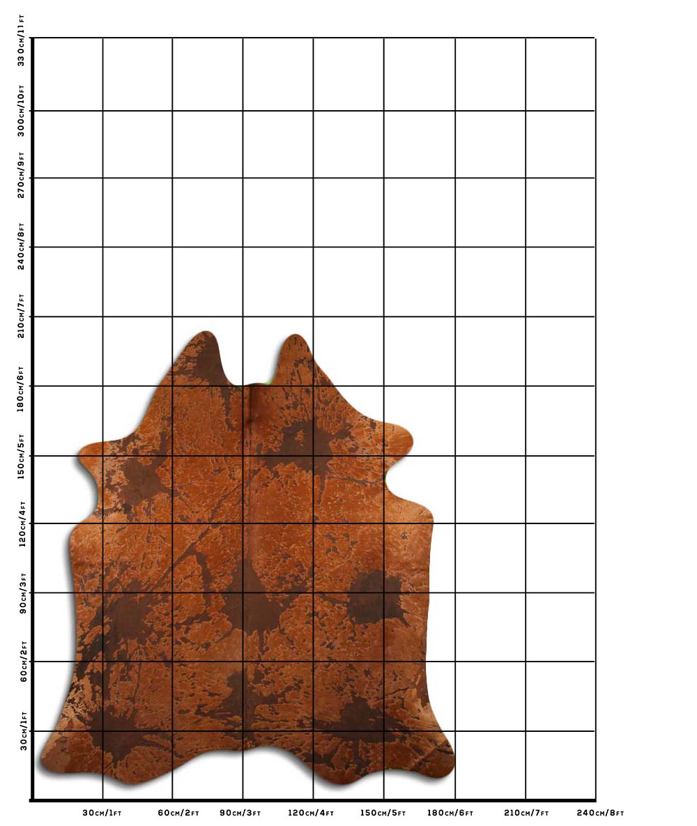 Distressed Marrom 2 - 3 M Classe A