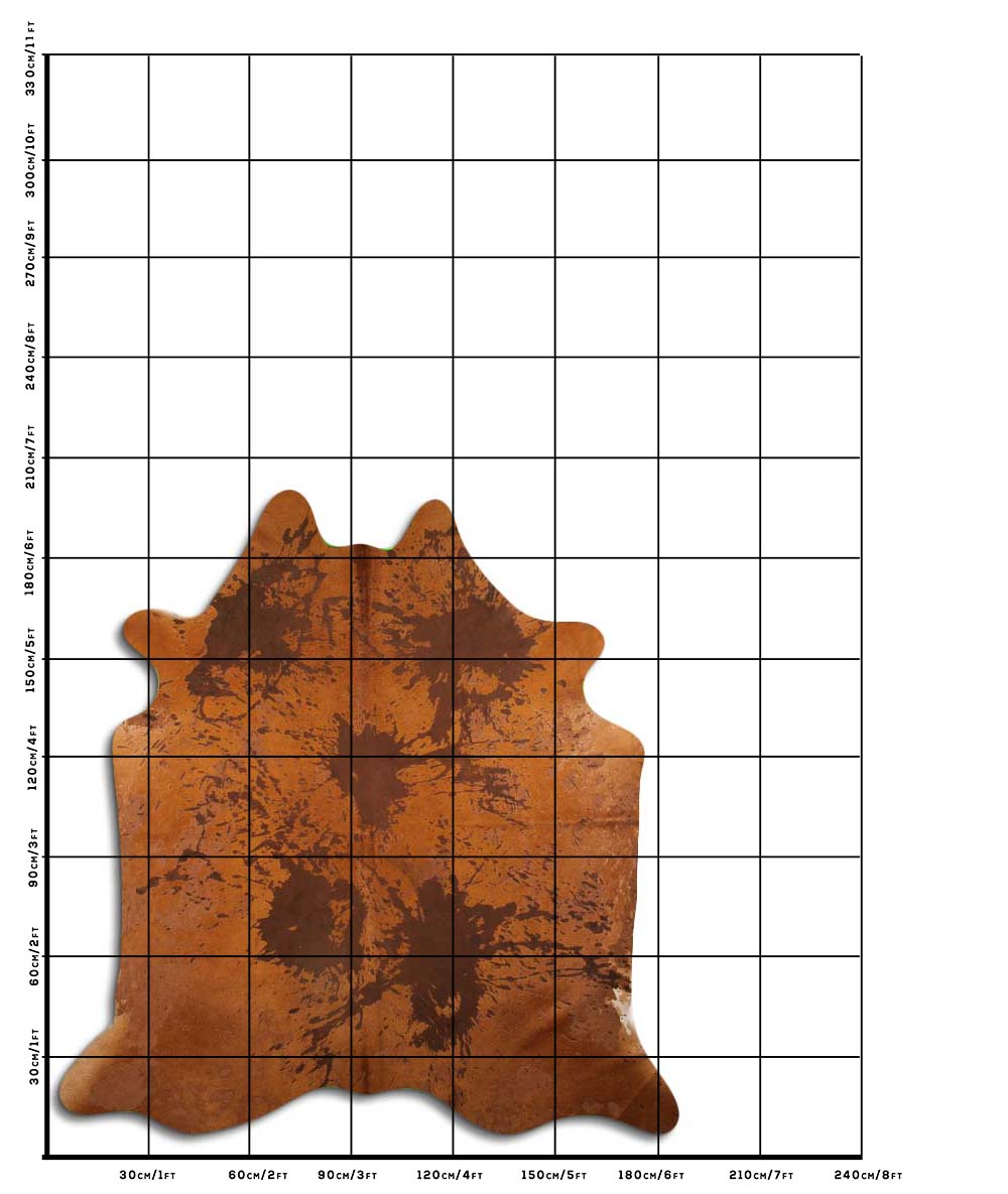 Distressed Marrom 2 - 3 M Classe A