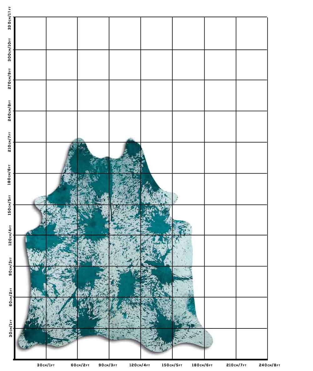 Distressed Verde Esmeralda 2 - 3 M Classe B