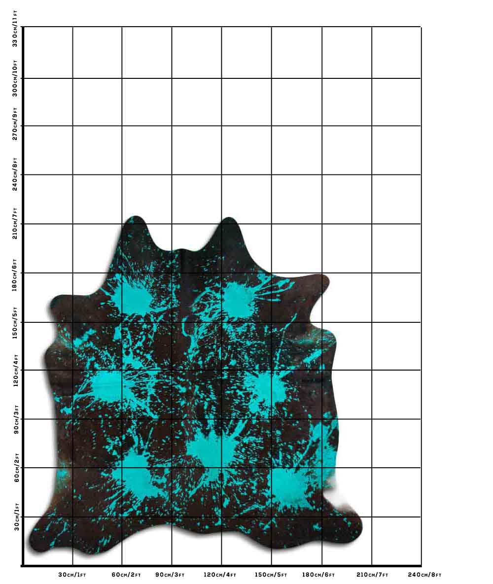 Distressed Verde Esmeralda 3 - 4 M Classe A