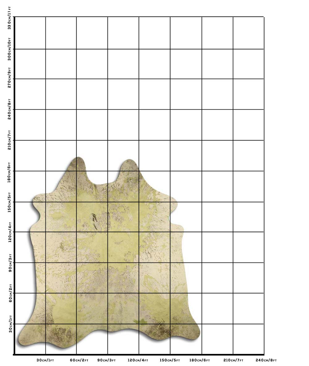 Distressed Verde Lima 2 - 3 M Classe A