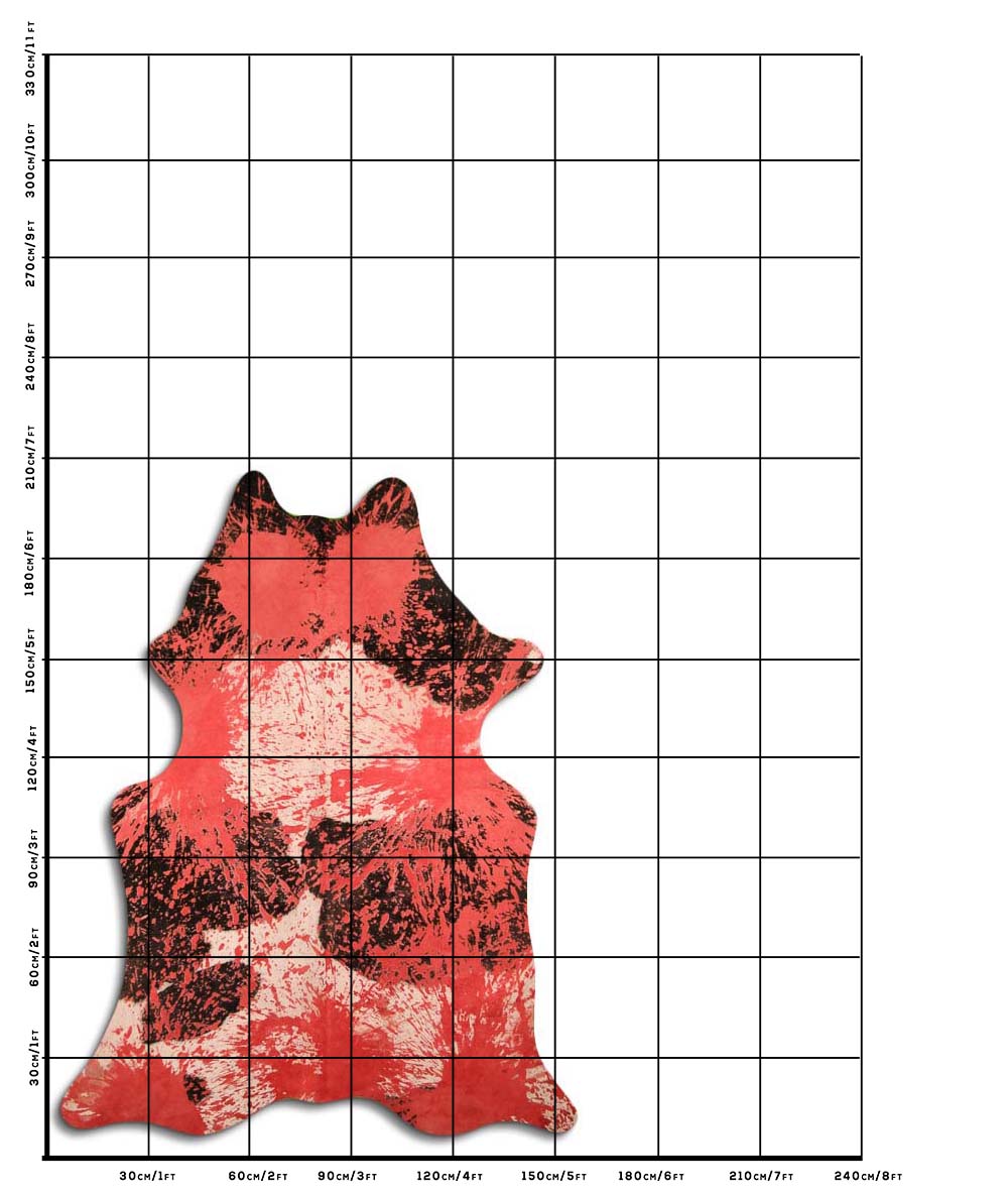 Distressed Vermelho 2 - 3 M Classe A