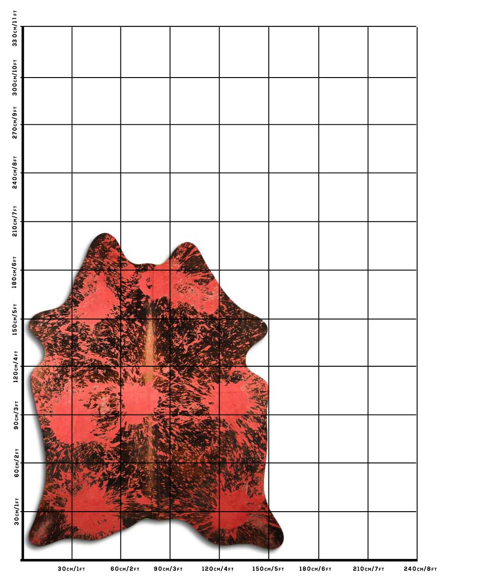 Distressed Vermelho 2 - 3 M Classe A