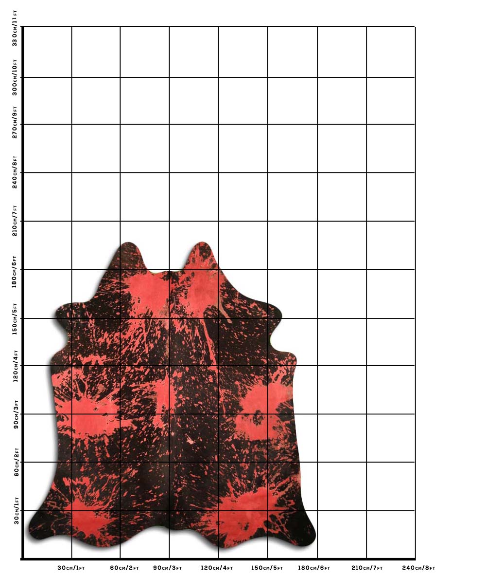 Distressed Vermelho 2 - 3 M Classe A