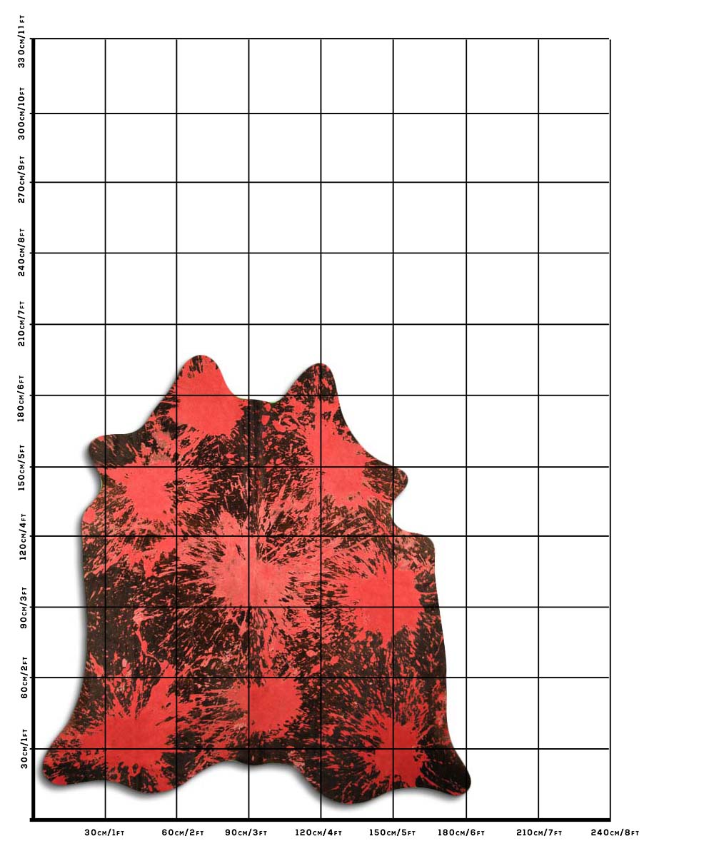 Distressed Vermelho 2 - 3 M Classe A