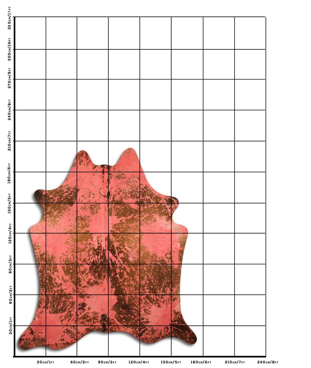 Distressed Vermelho 2 - 3 M Classe A