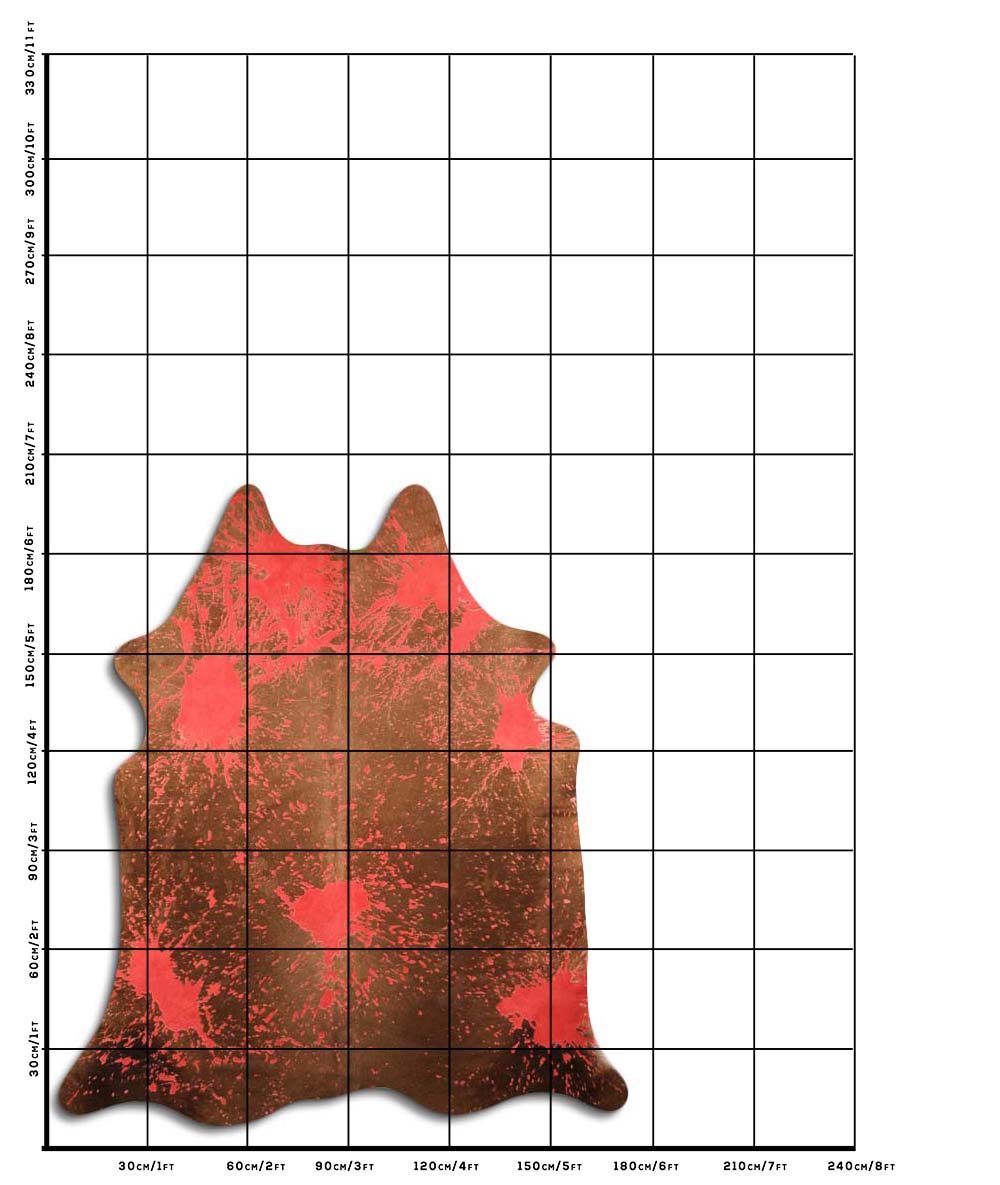 Distressed Vermelho 2 - 3 M Classe A