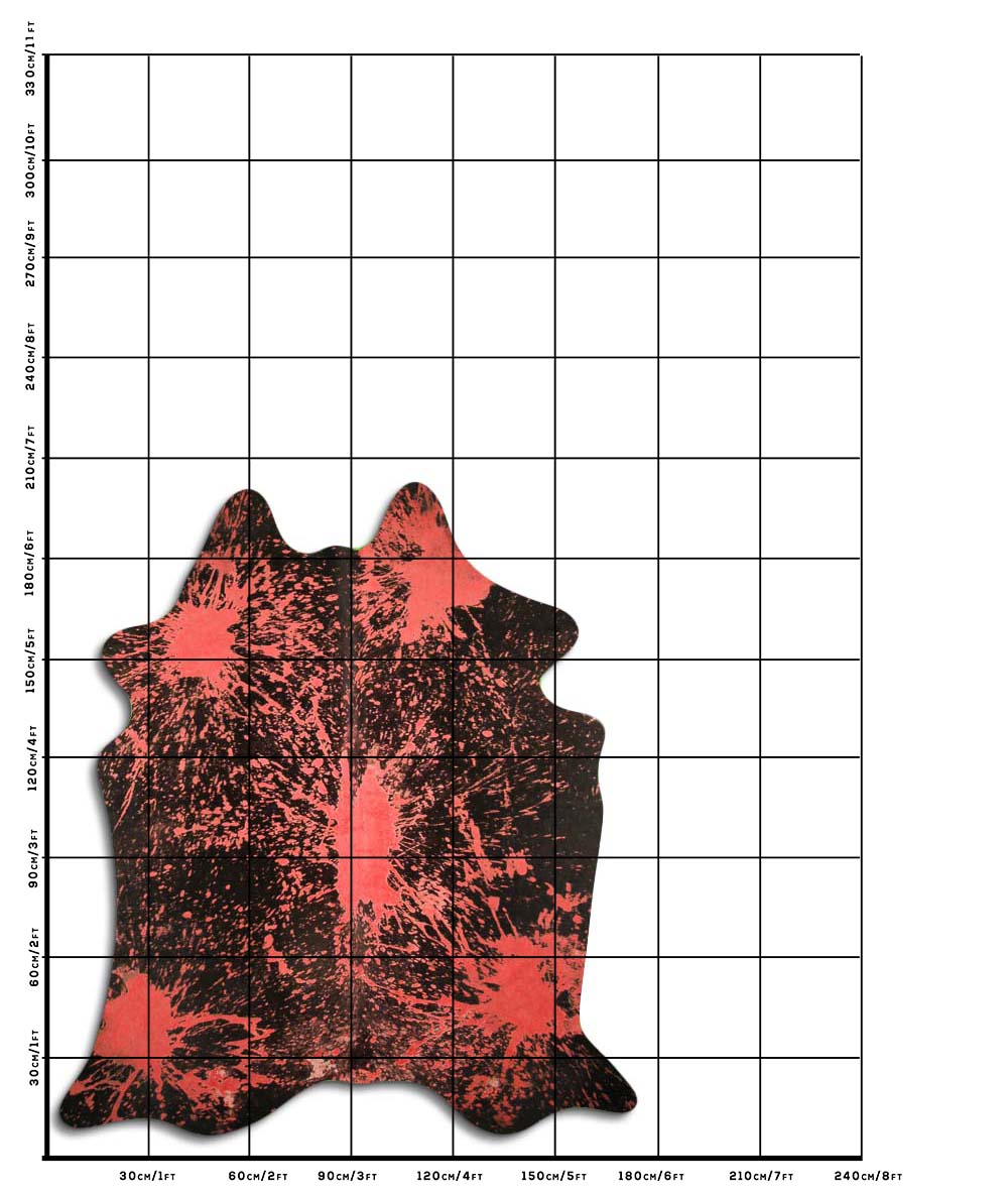 Distressed Vermelho 2 - 3 M Classe A