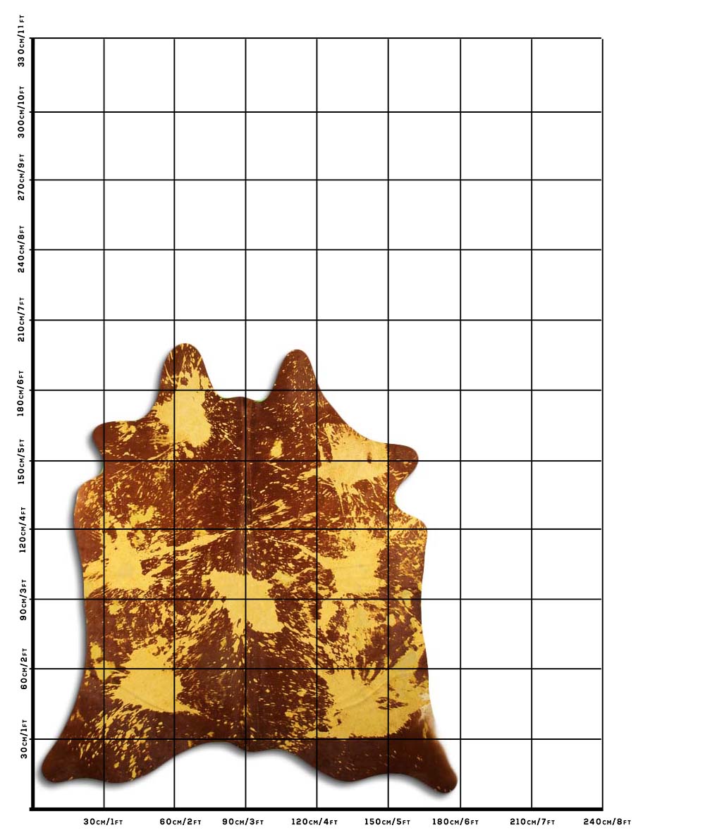 Distressed Amarelo 2 - 3 M Classe A