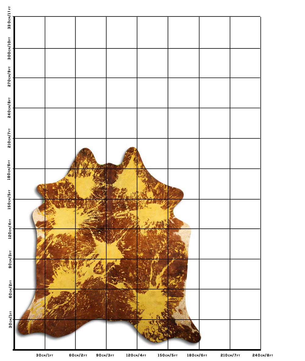 Distressed Amarelo 2 - 3 M Classe A