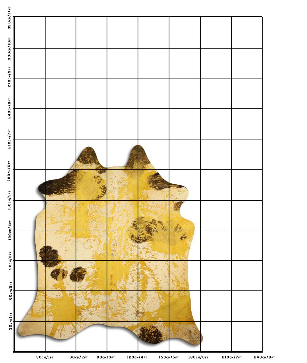 Distressed Amarelo 2 - 3 M Classe A