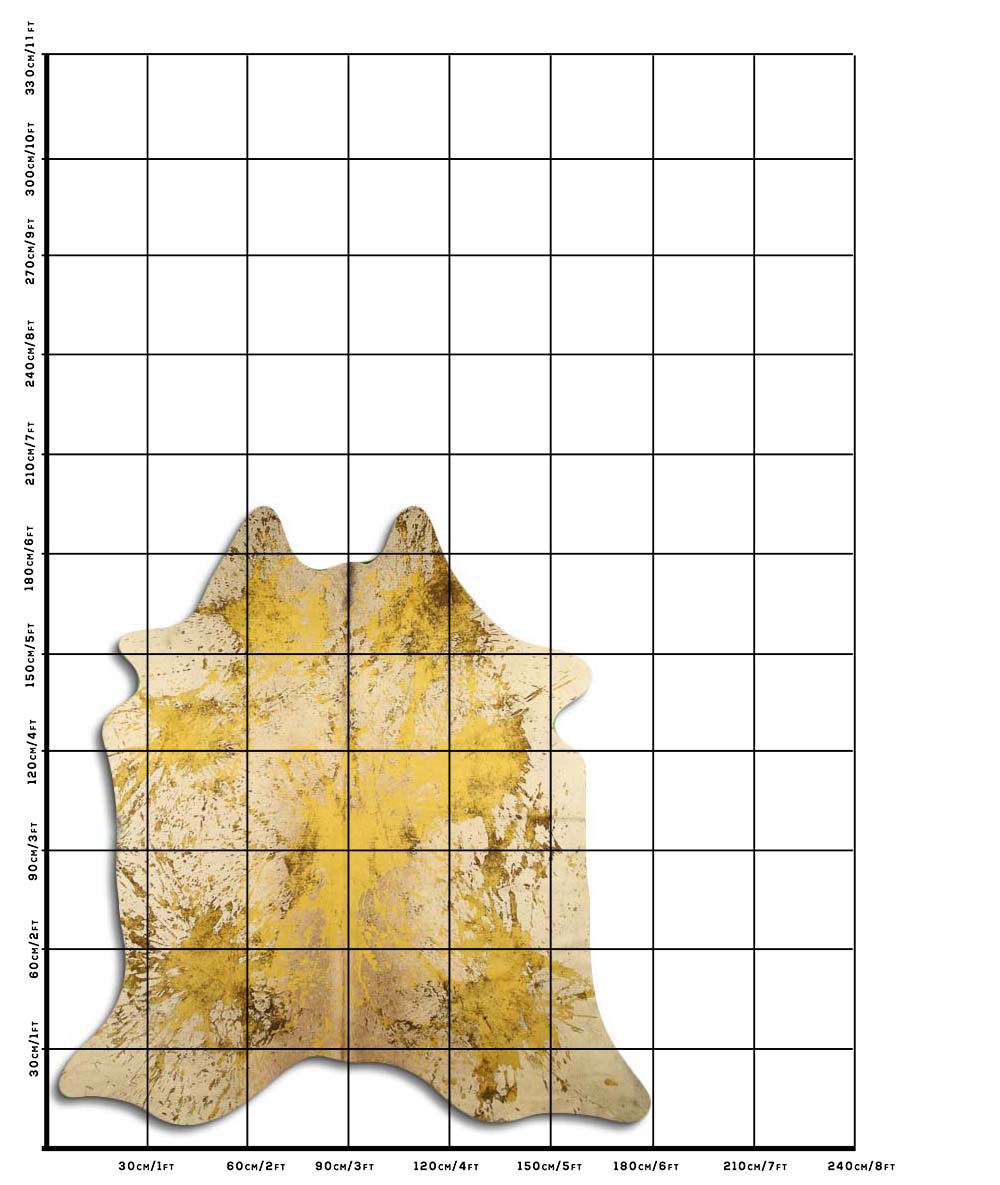 Distressed Amarelo 2 - 3 M Classe A