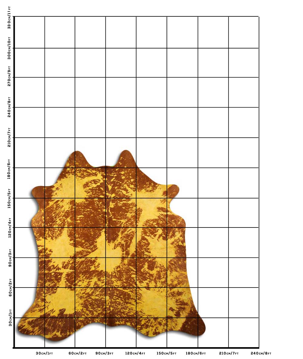 Distressed Amarelo 2 - 3 M Classe A