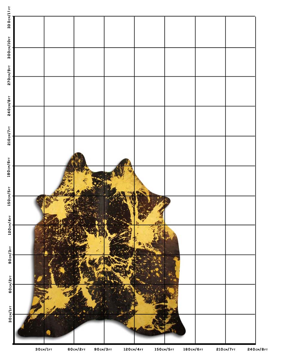 Distressed Amarelo 2 - 3 M Classe A