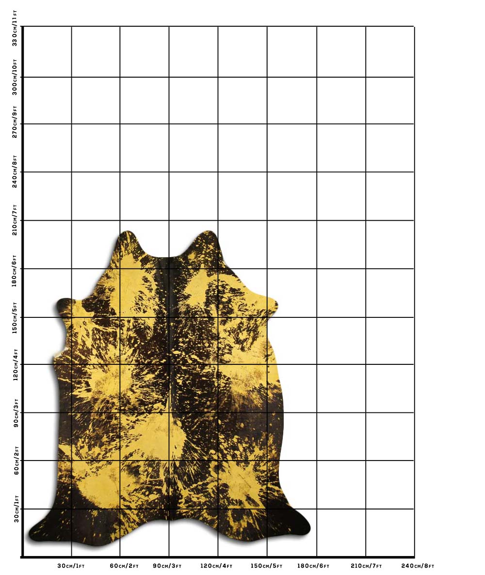 Distressed Amarelo 2 - 3 M Classe A