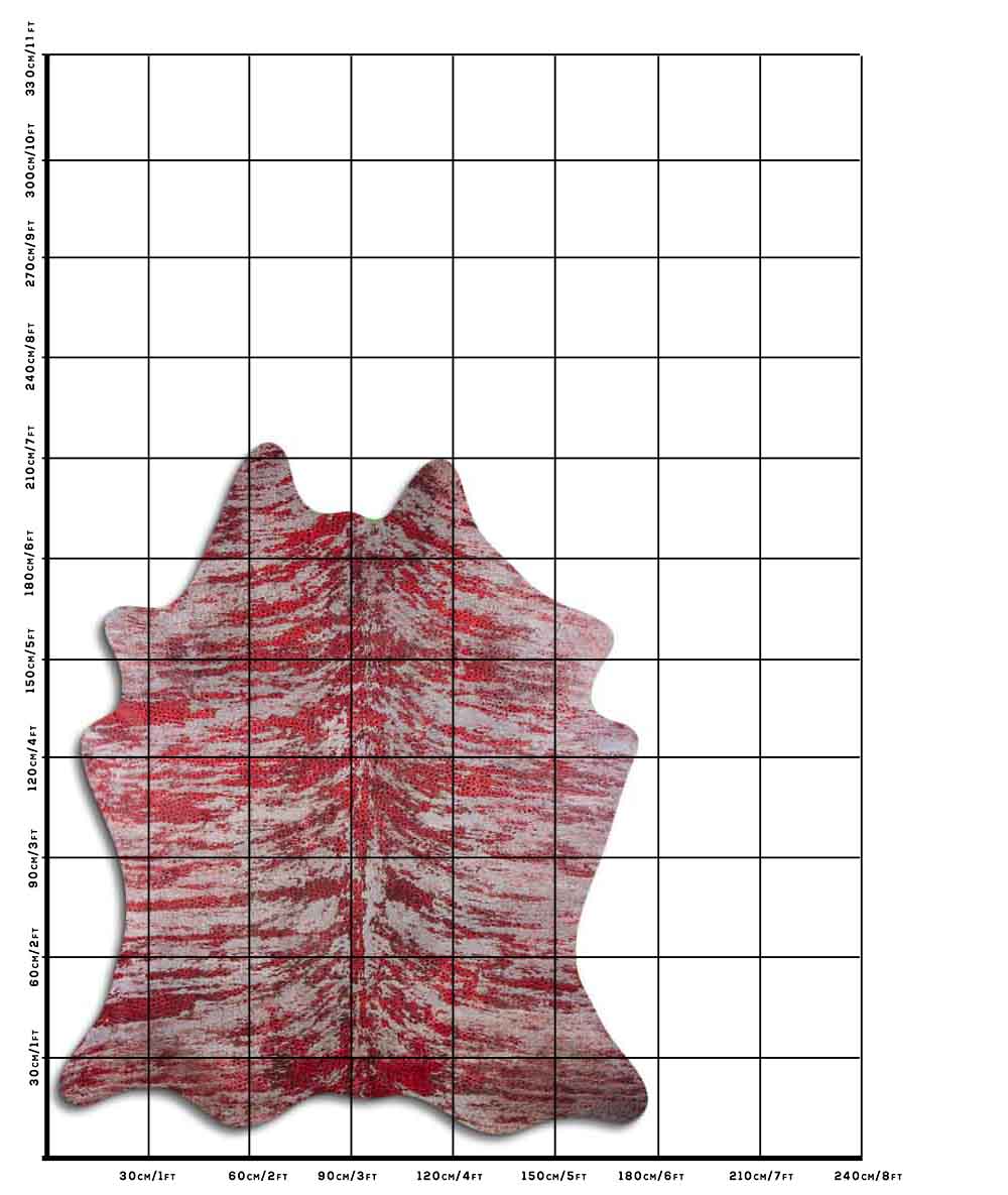 Distressed Exotico Frog Vermelho 2 - 3 M Classe A