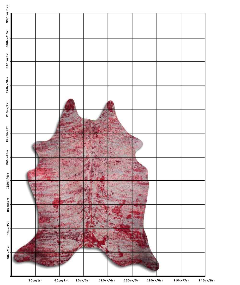 Distressed Exotico Frog Vermelho 2 - 3 M Classe A