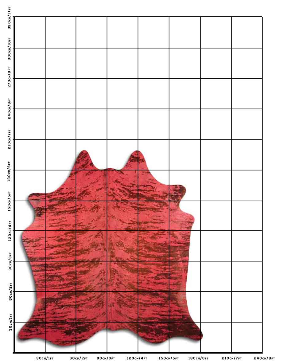 Distressed Exotico Cobra Vermelho 2 - 3 M Classe A